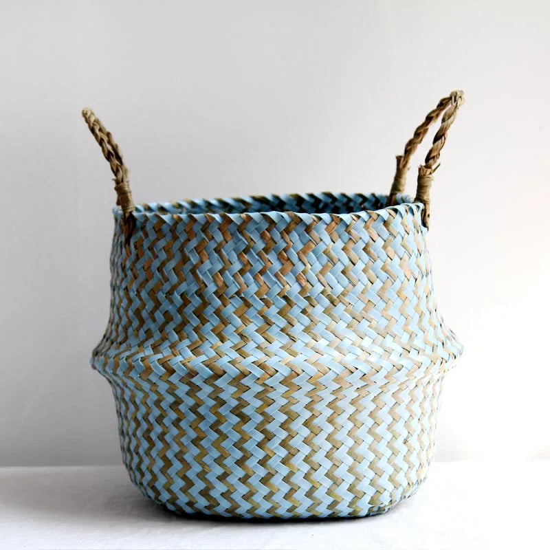 Hand Woven Wicker Storage Basket