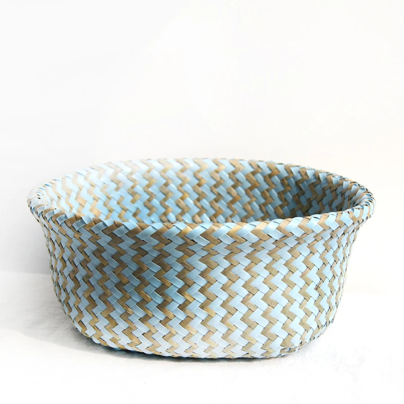 Hand Woven Wicker Storage Basket