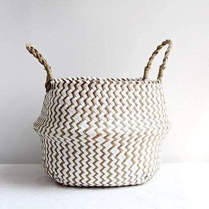 Hand Woven Wicker Storage Basket